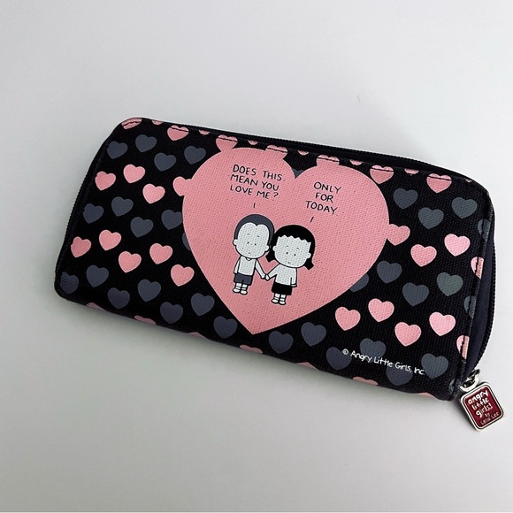 Angry Little Girls Handbags - Angry Little Girls Heart Wallet